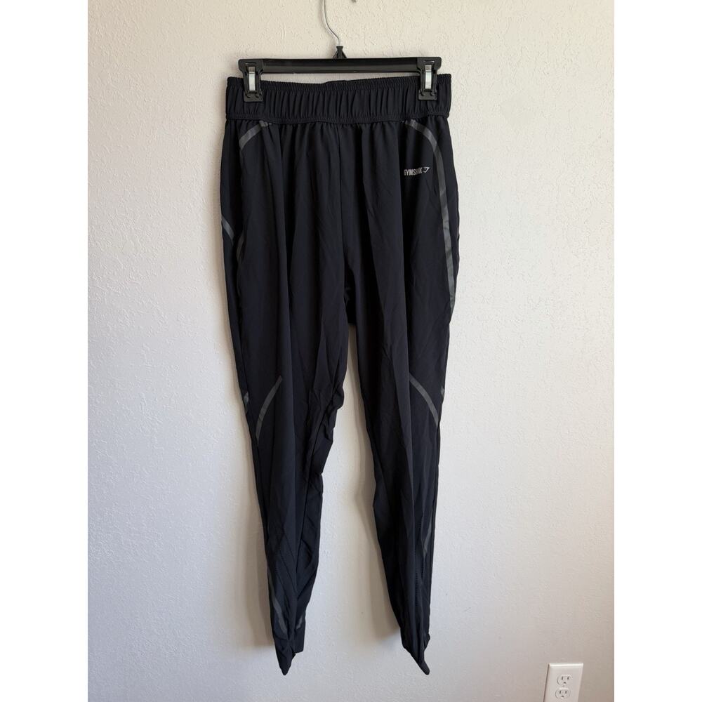 Gymshark Black Studio Jogger Womens M Athletic Swishy Cut Out Classic